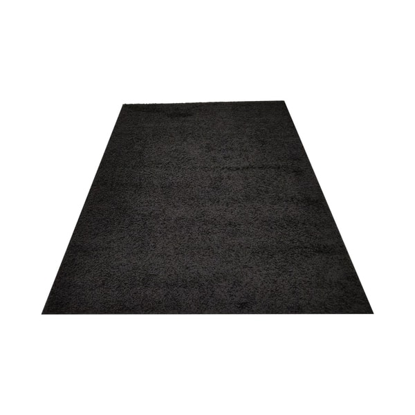 Home Must Haves Shag Area Rug 5' x 7' Black Home Must Haves Shag Area Rug 5' x 7' Black