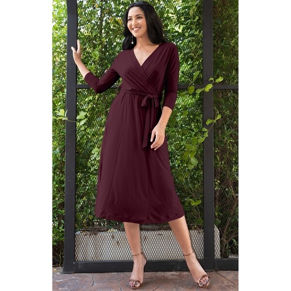 ladies midi length summer dresses