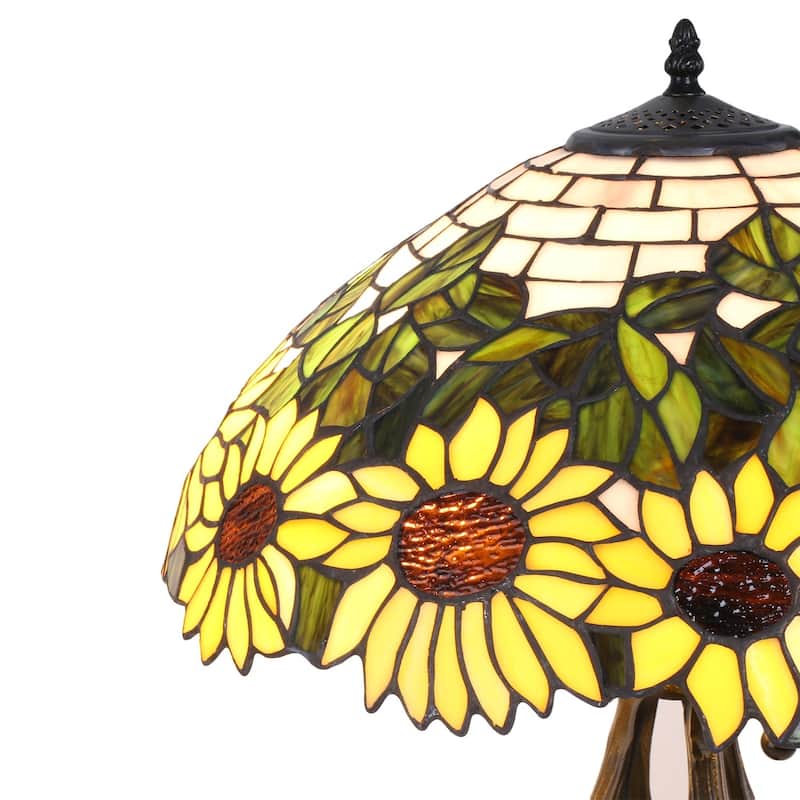Tiffany-style Sunflower Table Lamp