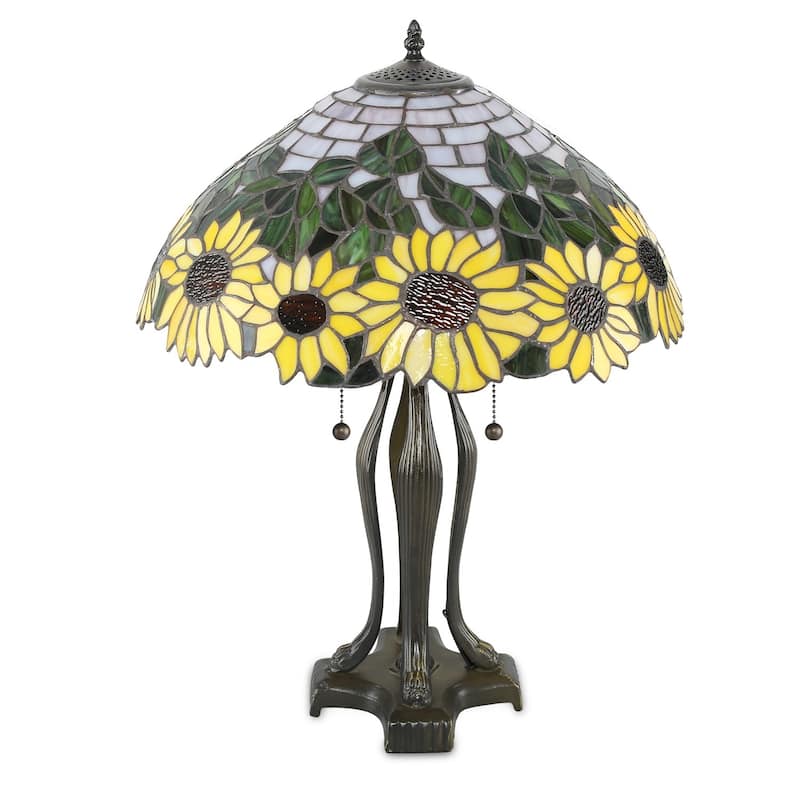 Tiffany-style Sunflower Table Lamp