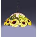 Tiffany-style Sunflower Hanging Lamp