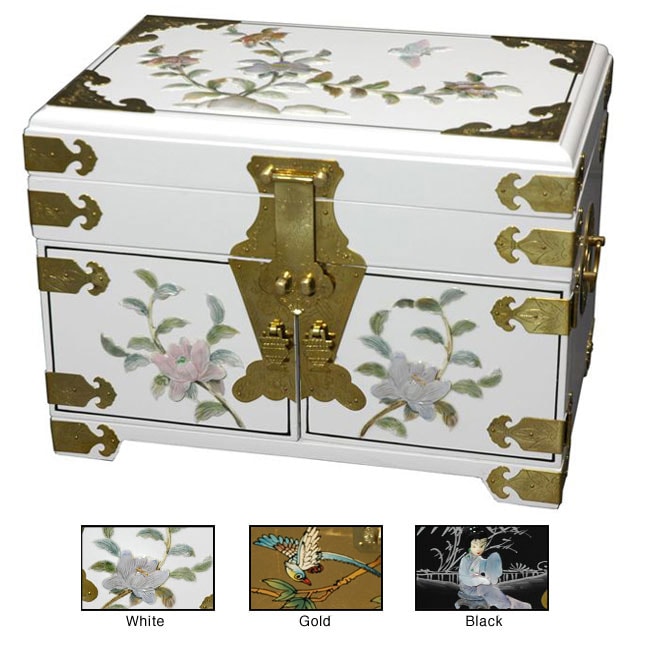 Shop Handmade Daisy Mirrored Jewelry Box (China) Free Shipping Today
