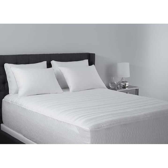 Hotel Madison 400 Thread Count Pima Cotton Mattress Pad - White
