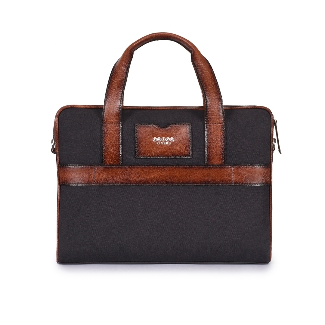 mens tan leather laptop bag