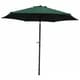 preview thumbnail 10 of 12, St. Kitts 8-foot Crank-and-Tilt Patio Umbrella Forest Green