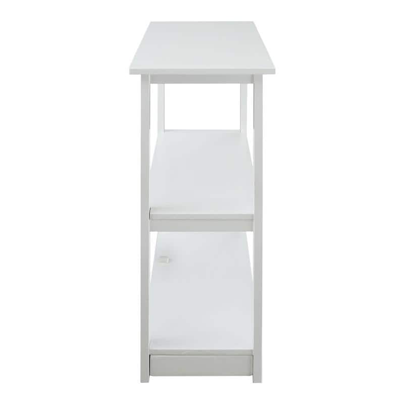 Adams 3-shelf Bookcase with Concealed Sliding Track