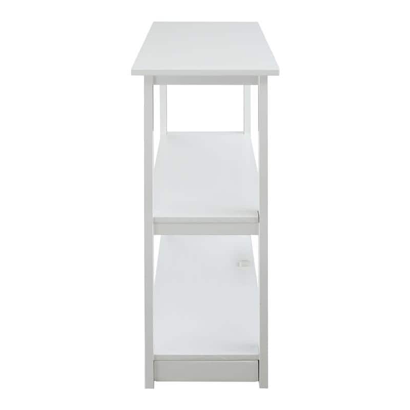 Adams 3-shelf Bookcase with Concealed Sliding Track