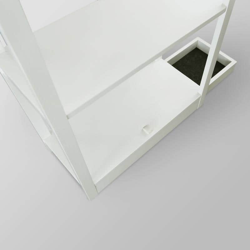 Adams 3-shelf Bookcase with Concealed Sliding Track
