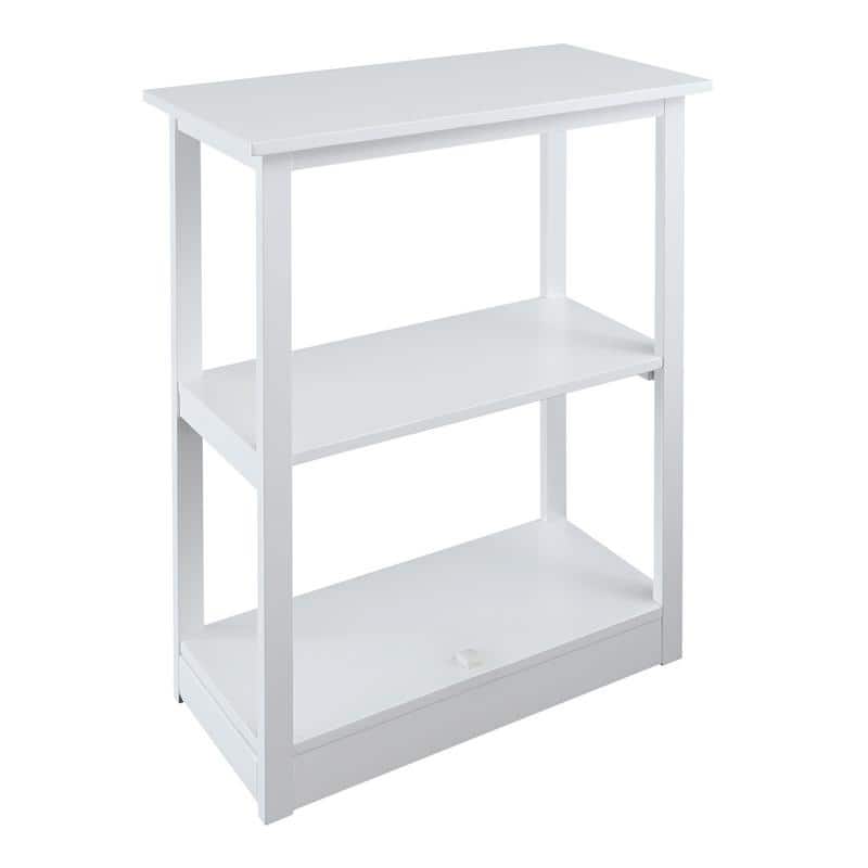 Adams 3-shelf Bookcase with Concealed Sliding Track