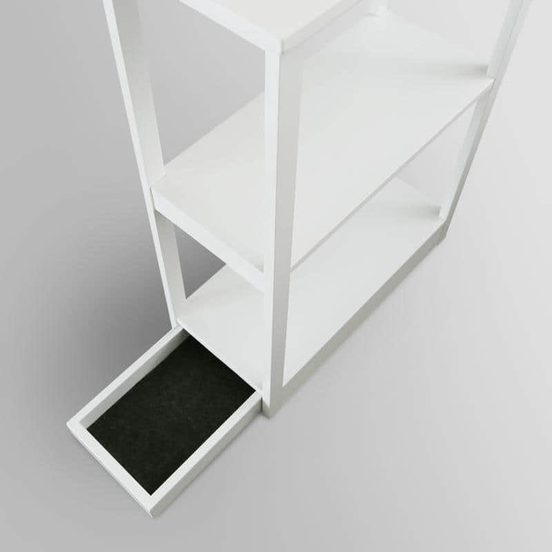 Adams 3-shelf Bookcase with Concealed Sliding Track