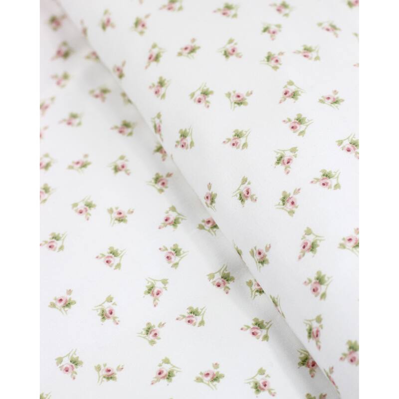 Printed Design Cotton Collection 400 Thread Count Pink Chic Floral Duvet Set
