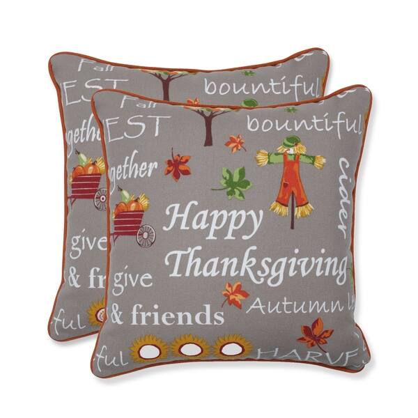 Shop Autumn Harvest Haystack Indoor Outdoor Throw Pillow Set Of 2