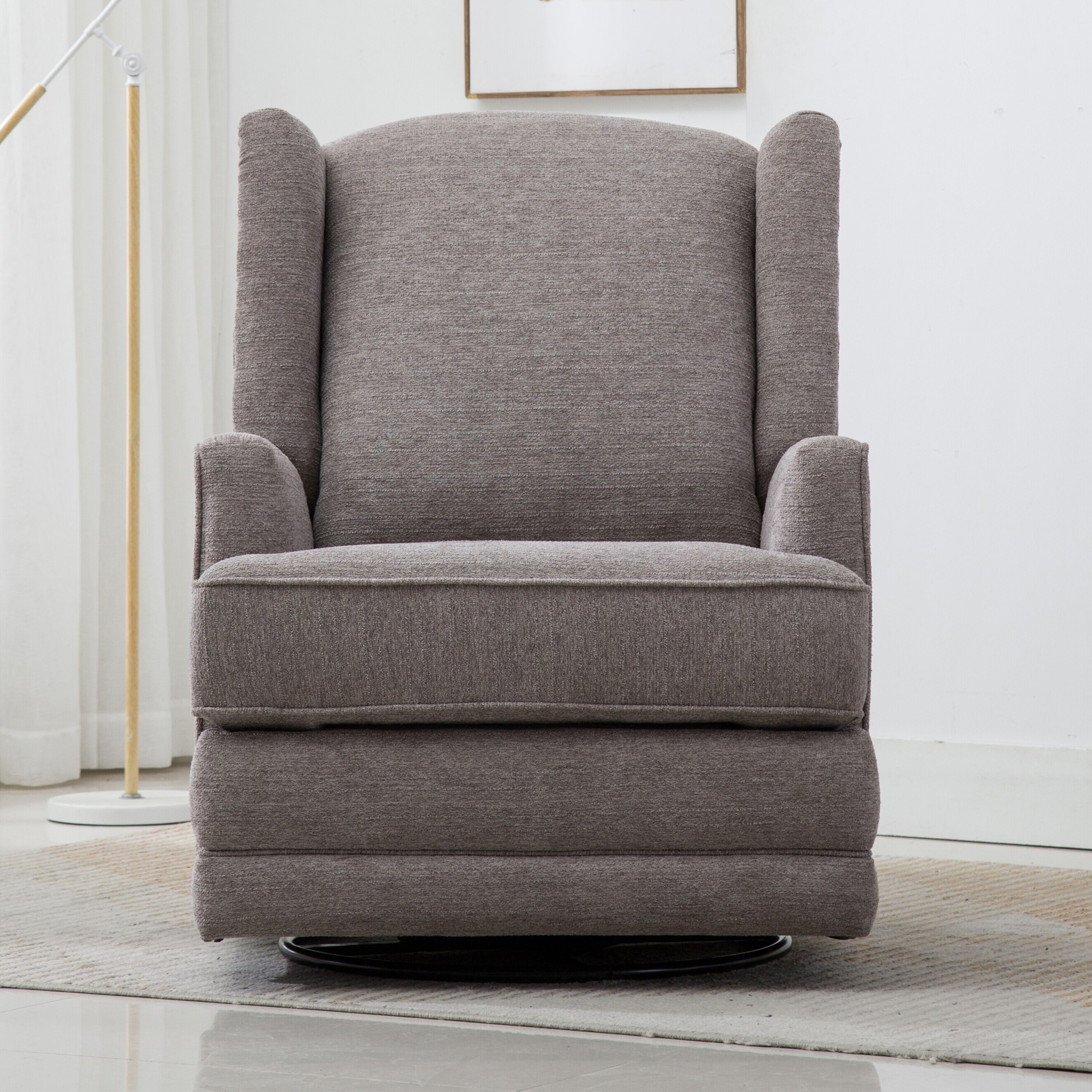 eddie bauer wingback swivel glider