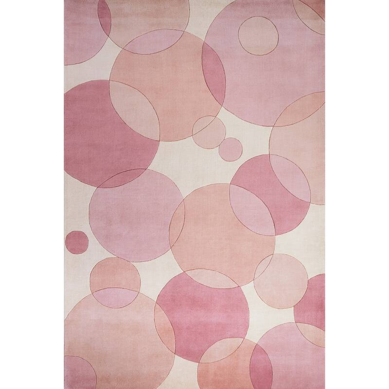 Momeni New Wave Hand Tufted New Zealand Wool Contemporary Geometric Area Rug