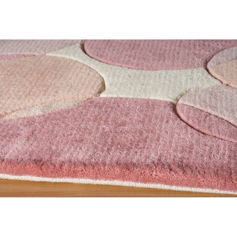 Momeni New Wave Hand Tufted New Zealand Wool Contemporary Geometric Area Rug