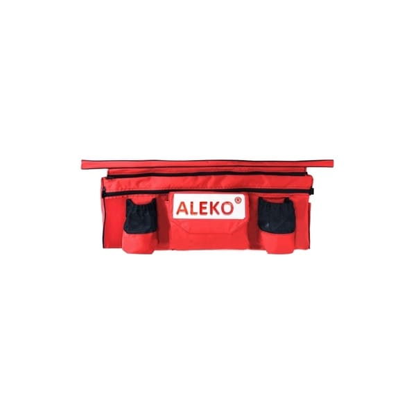 ALEKO Inflatable Boat Seat Cushion 34"x9" Red With Under Seat Bag