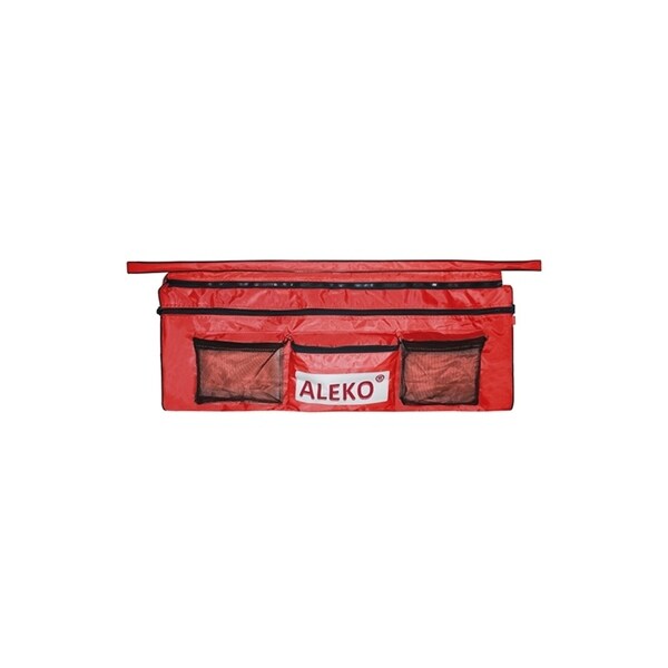 ALEKO Inflatable Boat Seat Cushion 41"x9" Red With Under Seat Bag