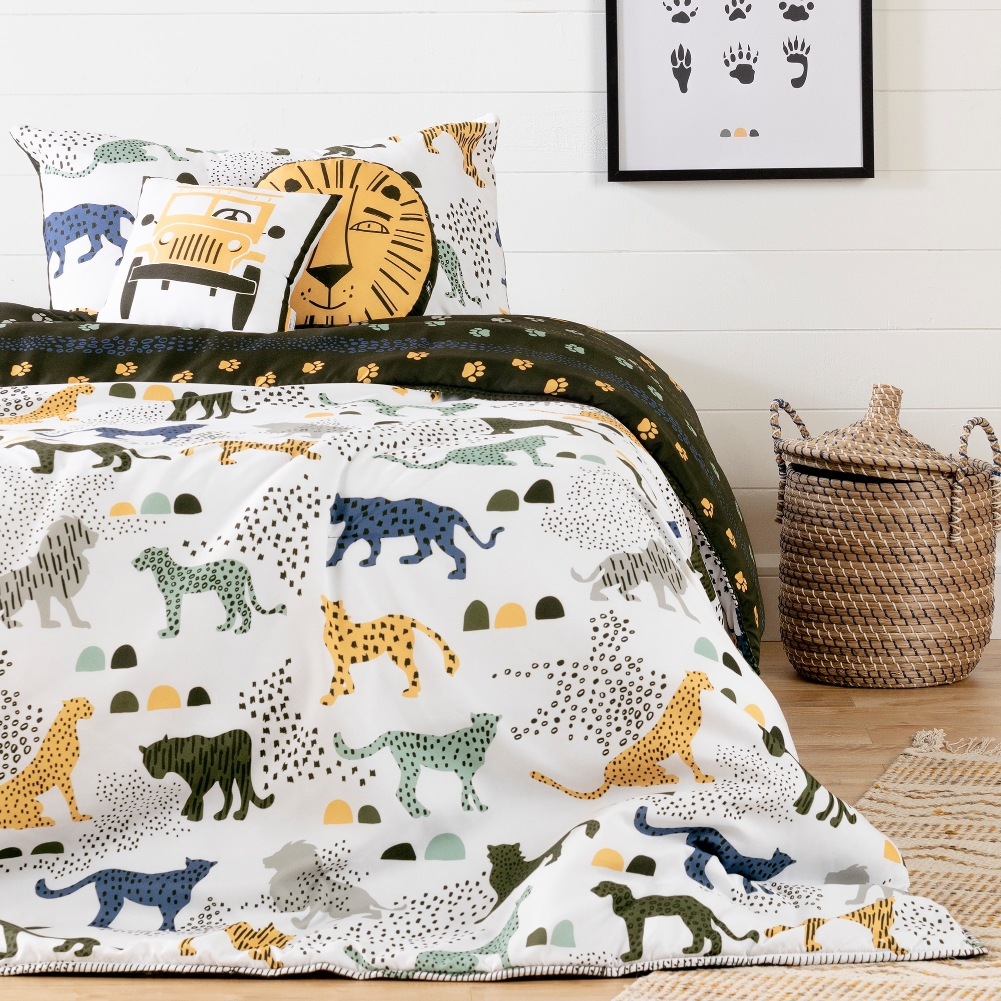 jungle themed twin bedding