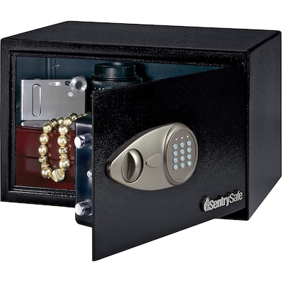 Sentry Safe Small Security Safe with Electronic Lock - 0.50 ft - Black