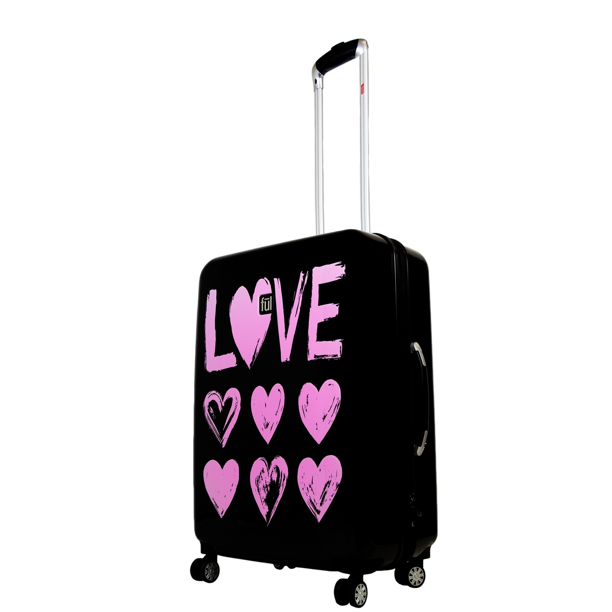 love pink suitcase