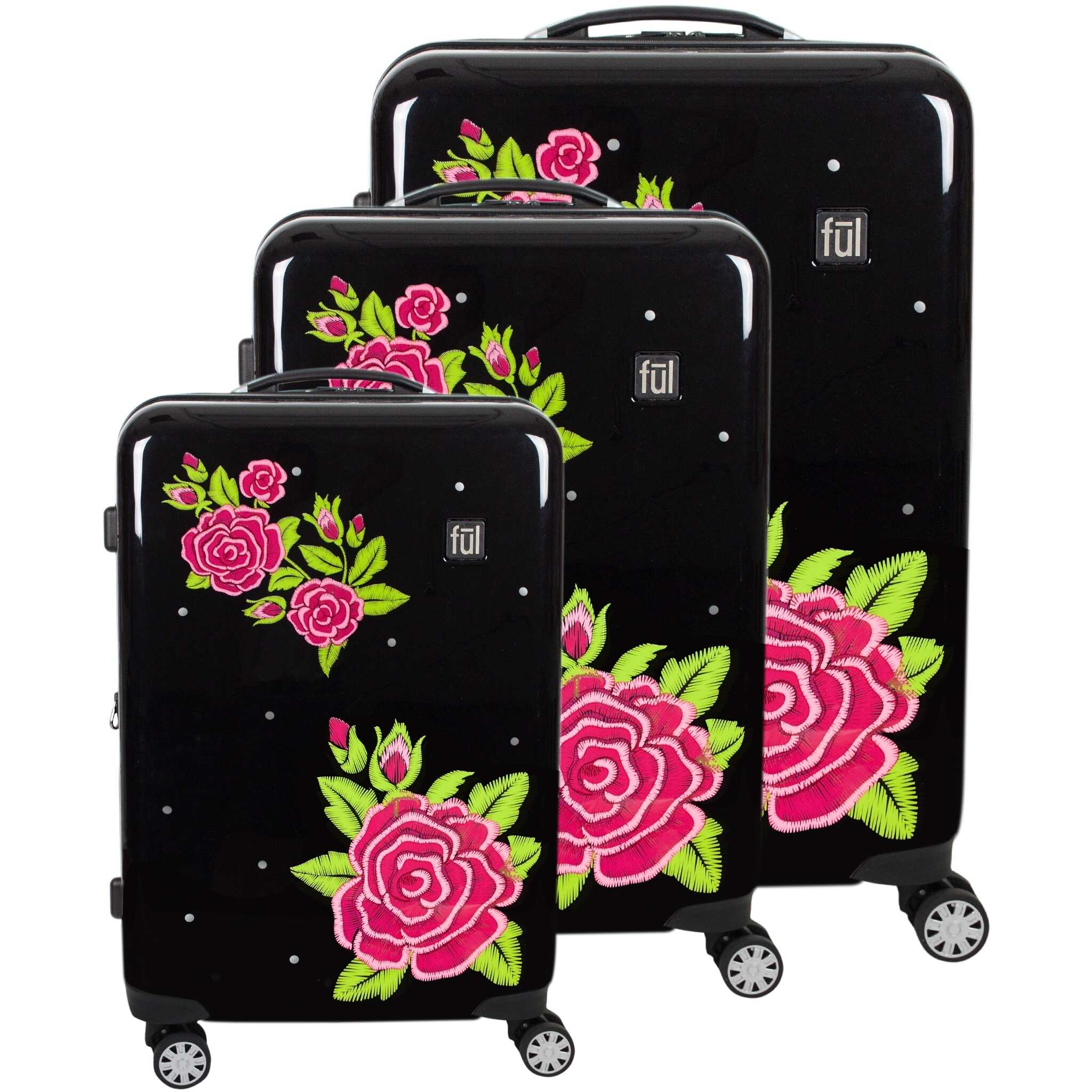 printed luggage sets