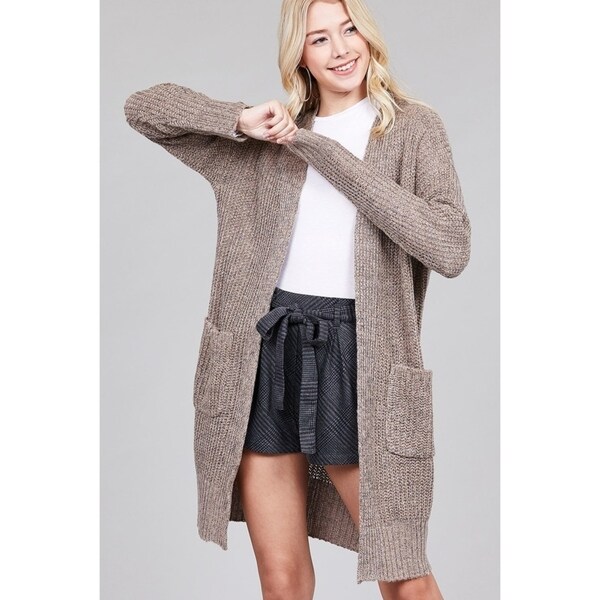 long slouchy cardigan
