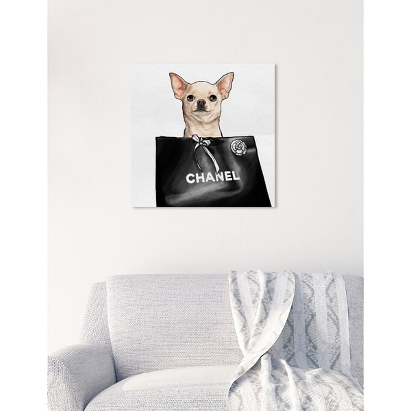 Shop Oliver Gal Chihuahua Glam Ii Animals Wall Art Canvas Print