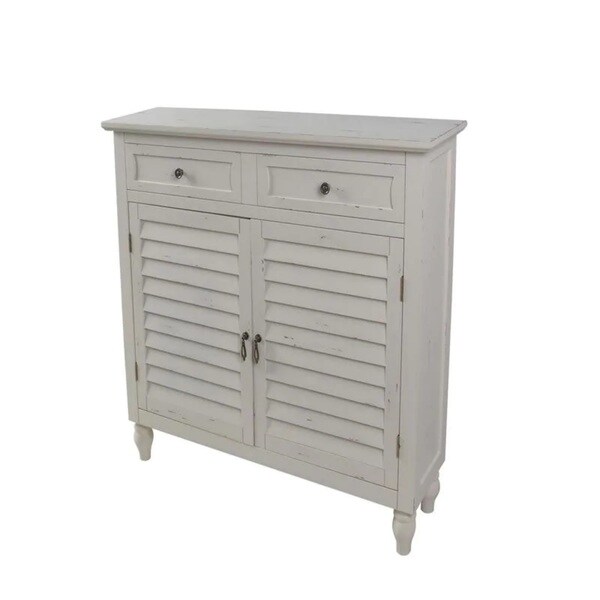 Lamps Per Se 2 Door / 2 Drawer Oyster Shutter Cabinet