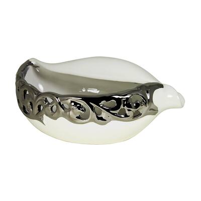 Essential Decor & Beyond Ceramic Conch Table Vase EN110562