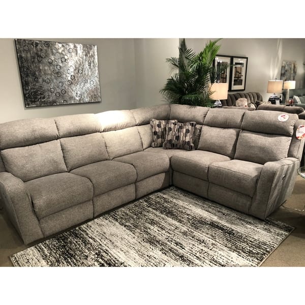Southern Motion's First Class Power Headrests Reclining Sectional
