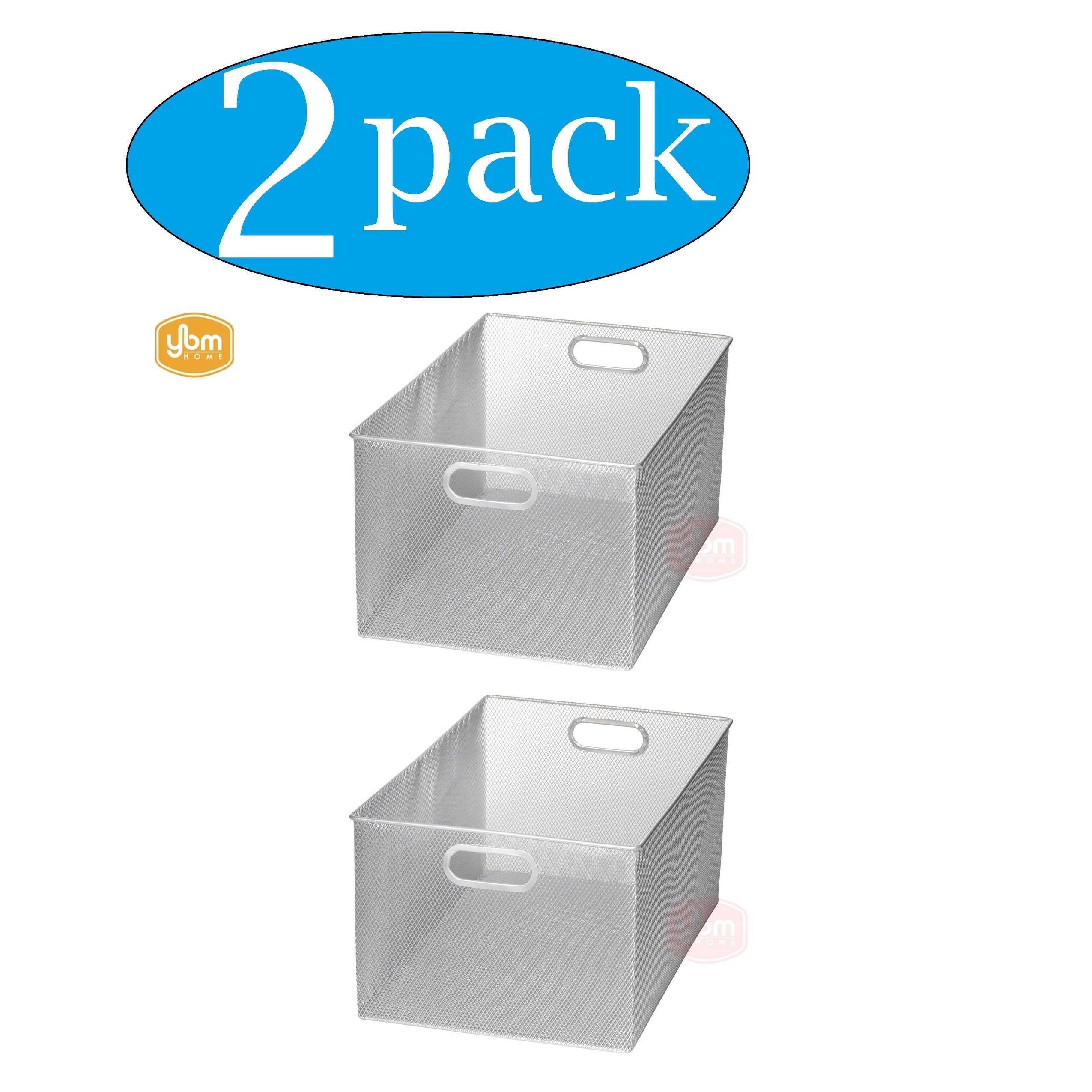Shop Ybm Home Wire Mesh Open Bin Shelf Storage Basket Kitchen