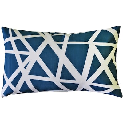 Bird's Nest 12x19 Throw Pillow with Polyfill Insert, Teal