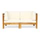 Option teak + beige cushion