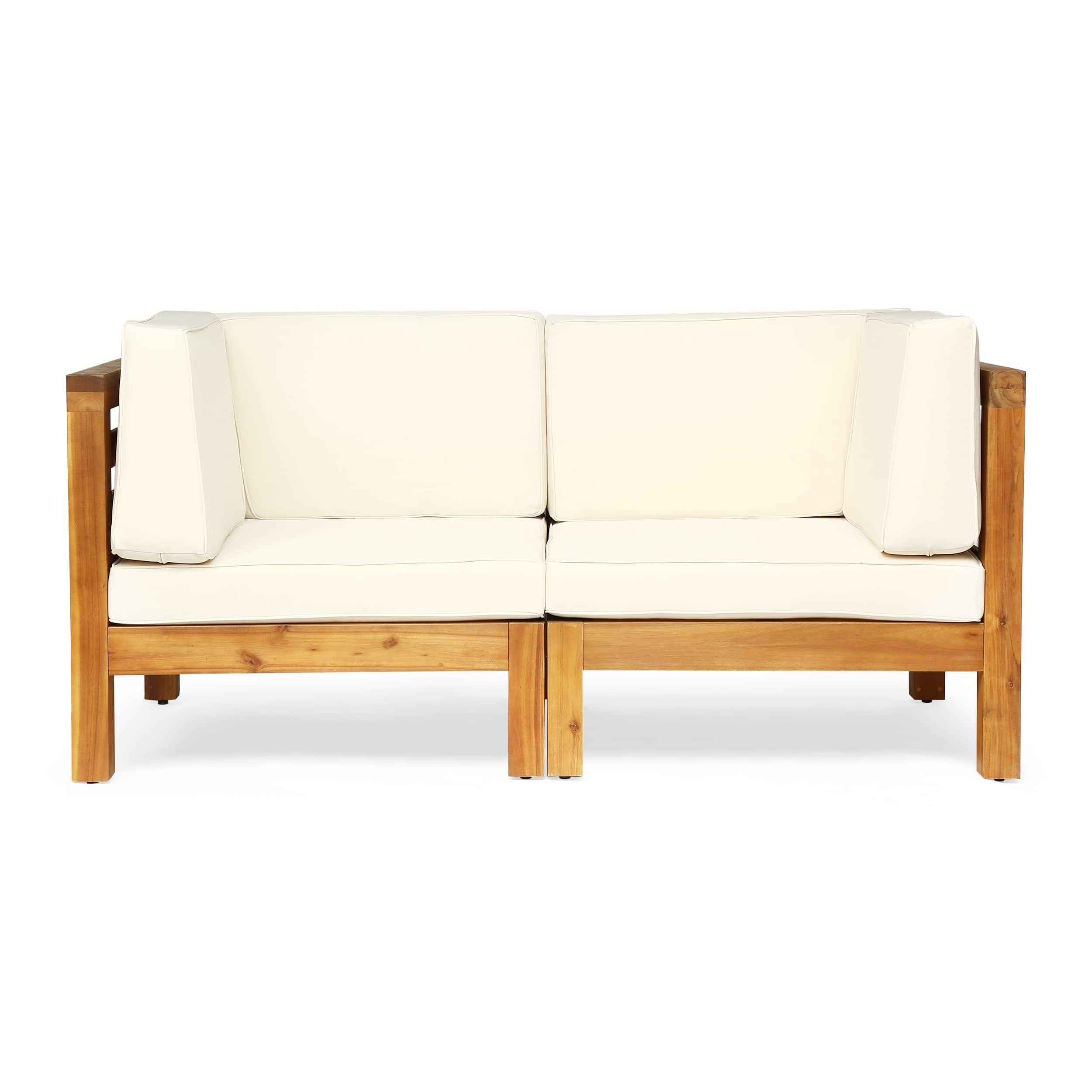 Option teak + beige cushion