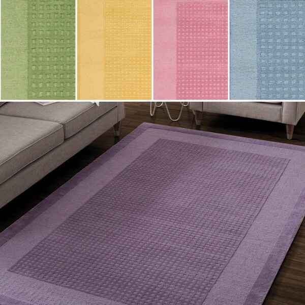 Nourison Hand-tufted Westport Contemporary Wool Rug (5' x 8') - 5' x 8'