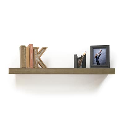 InPlace 47.24-inch Grey Oak Floating Shelf - 47.24 inches wide x 10.2 inches deep