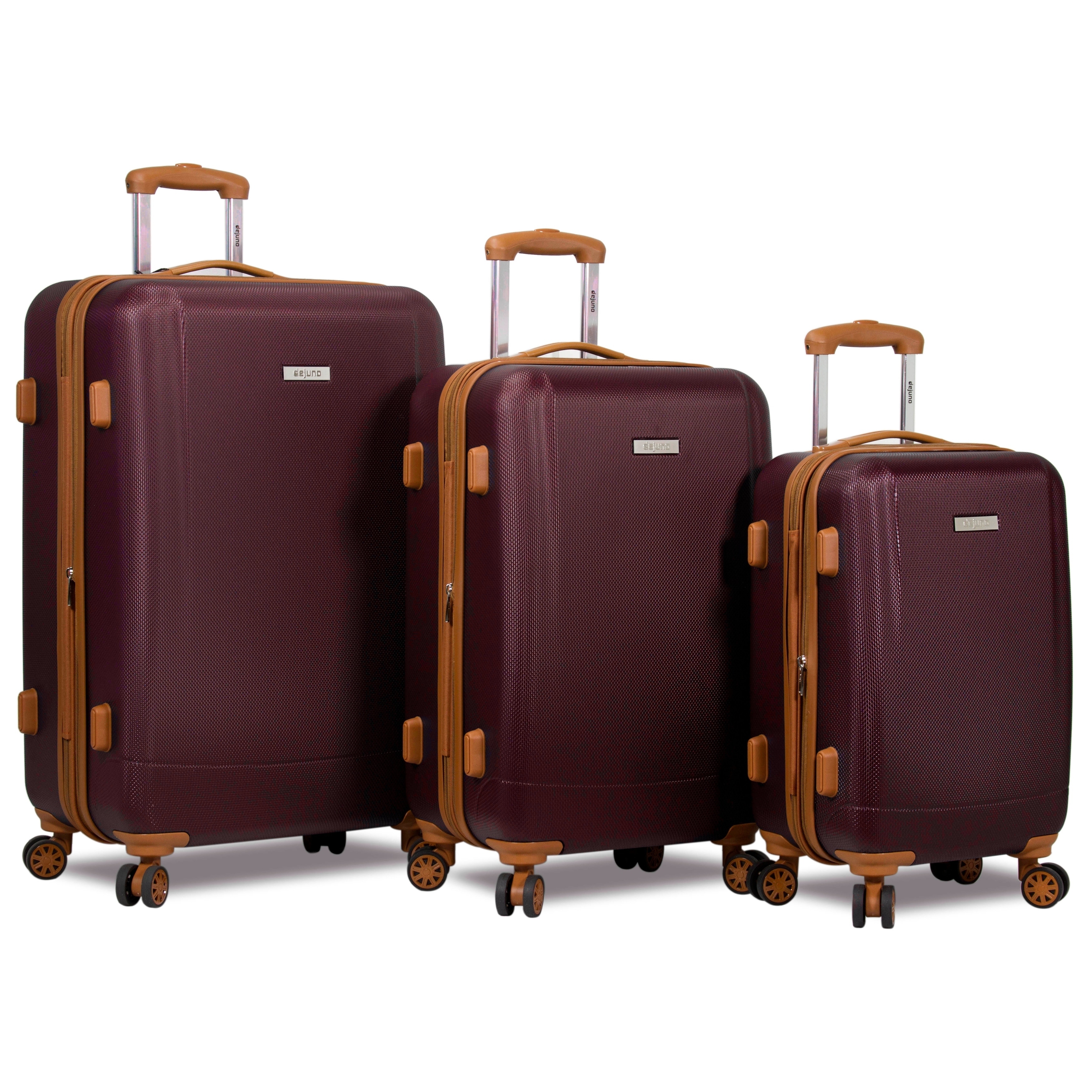 3 piece luggage set lightweight