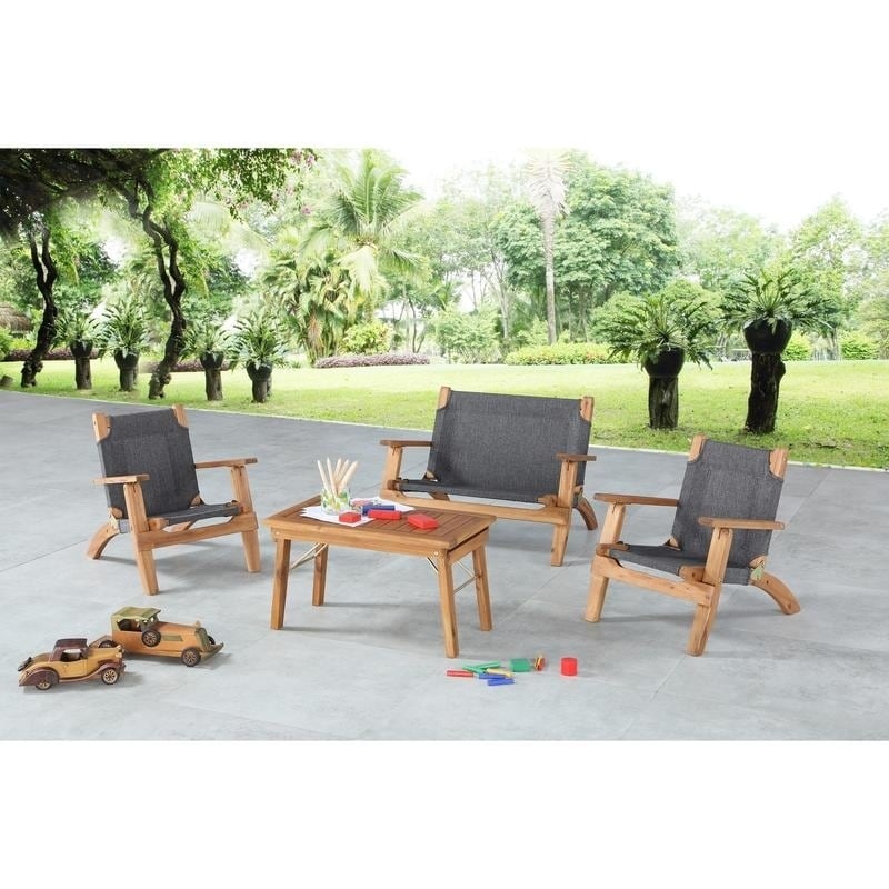 Shop Holden Kids Brown Outdoor 4 Piece Set Overstock 23432787