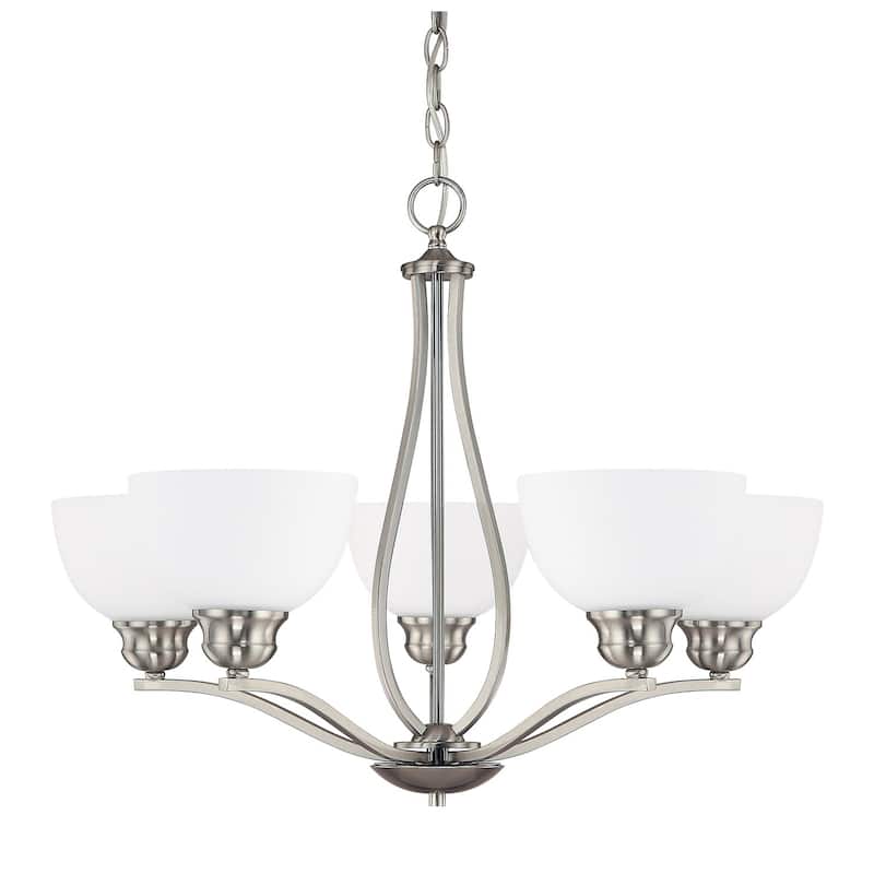 Stanton 5-light Brushed Nickel Chandelier