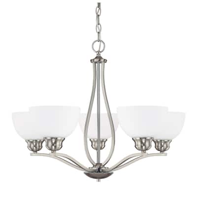 Stanton 5-light Brushed Nickel Chandelier