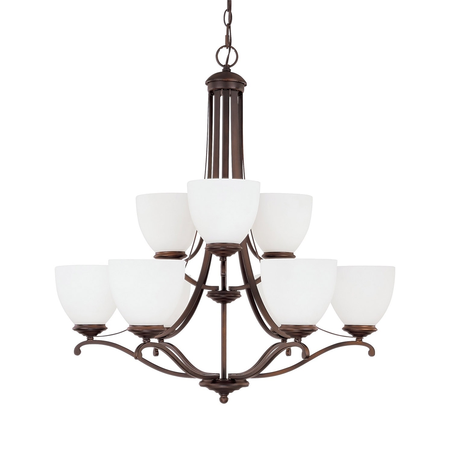 Chapman 9-light Burnished Bronze Chandelier - Chandeliers For Bedrooms by Overstock.com