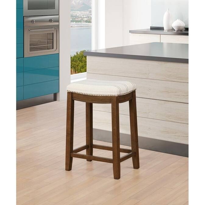 Linon Willamette Natural Counter Stool