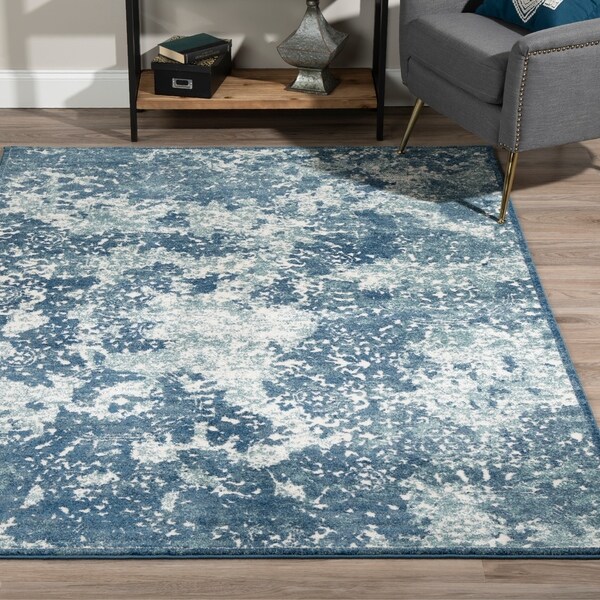 ADDISON Ellis Nebulous Shades of Blue Area Rug 3'3"X5'1"