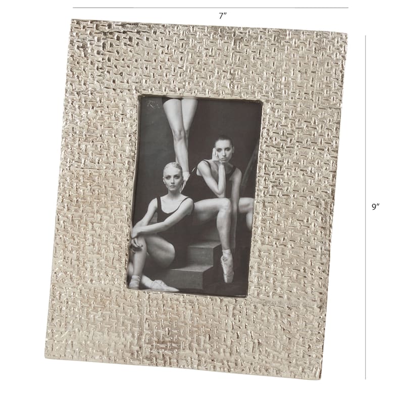 Hammered Design Aluminum Photo Frame