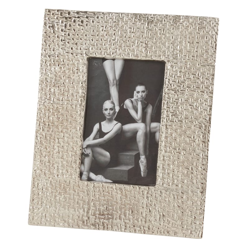 Hammered Design Aluminum Photo Frame