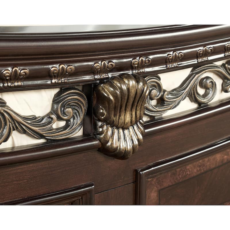 Steve Silver Manchester Traditional Low Post 4PC Bedroom Set