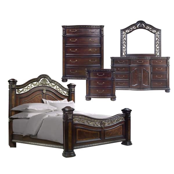 Shop Manchester Traditional Low Post 5pc Bedroom Set By