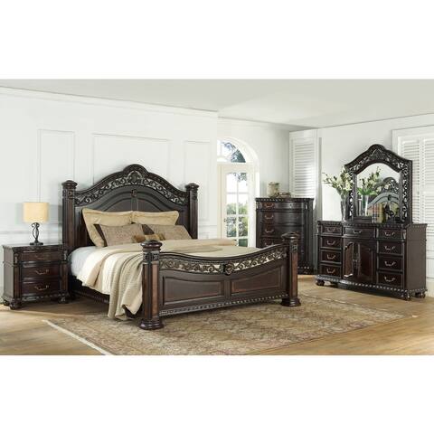 Manchester Traditional Low Post 5PC Bedroom Set by Greyson Living