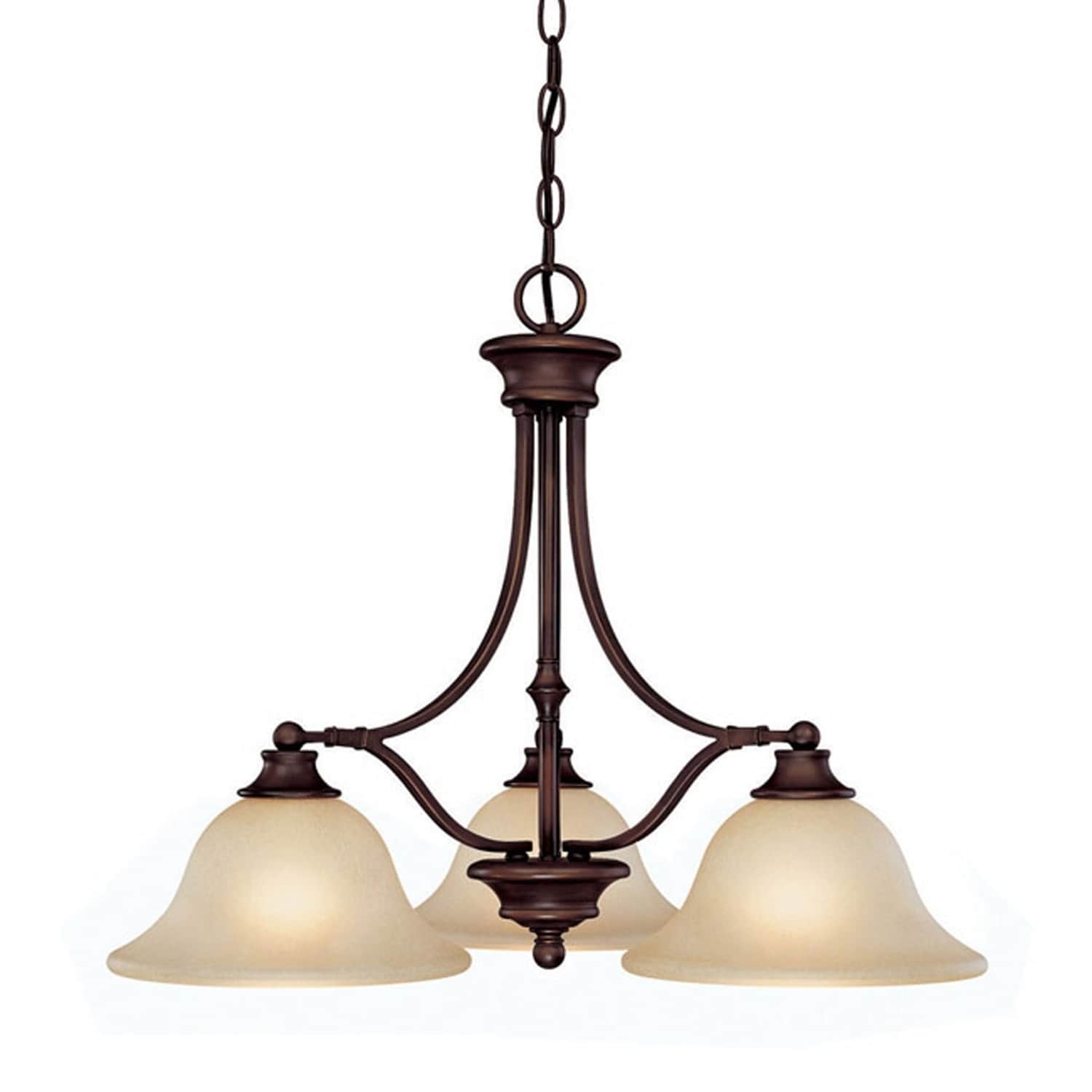 Belmont 3-light Burnished Bronze Chandelier - Chandeliers For Bedrooms by Overstock.com