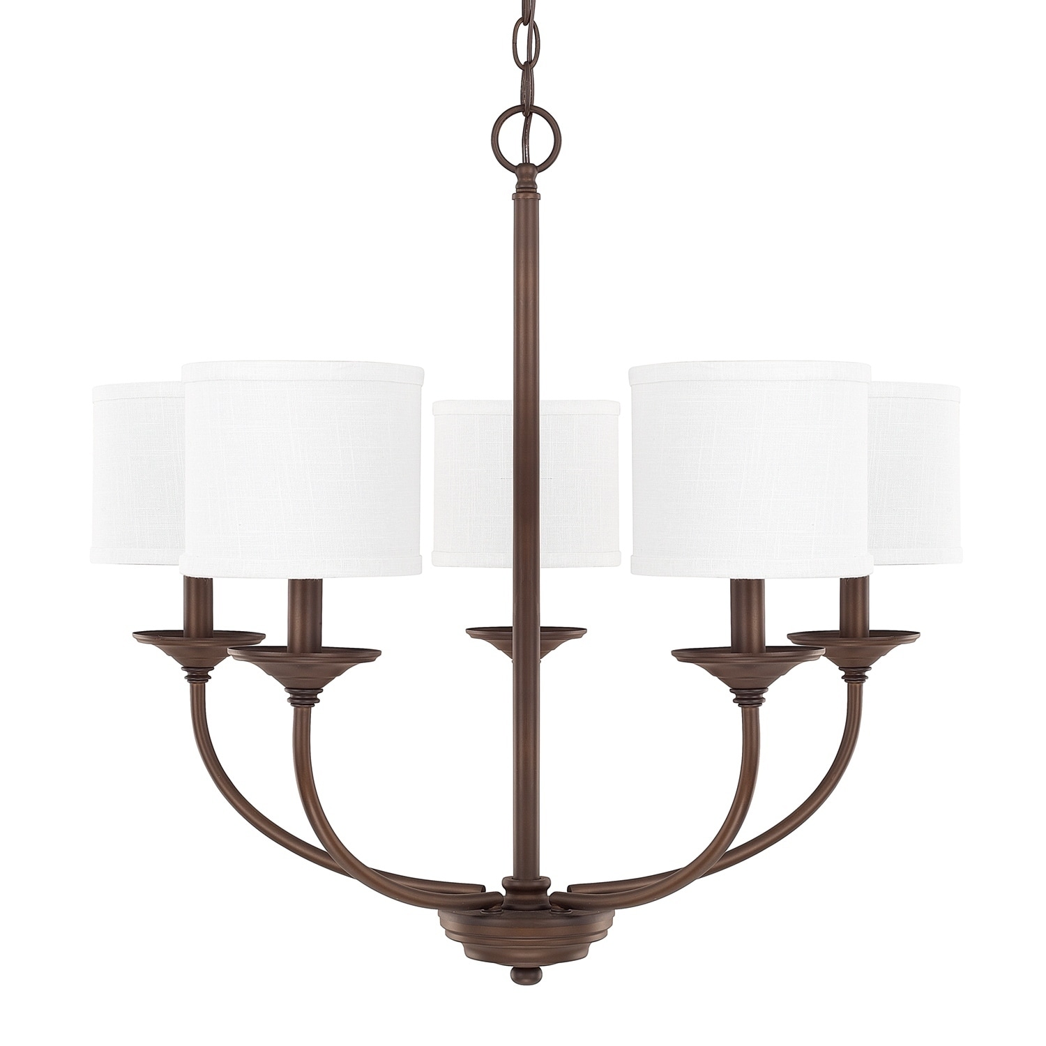 Loft 5-light Burnished Bronze Chandelier - Chandeliers For Bedrooms by Overstock.com